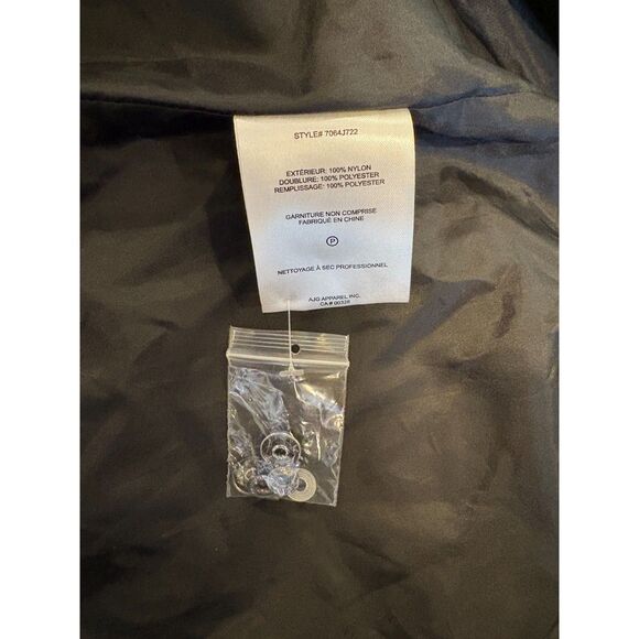 NVLT Red Puffer Jacket Size M Oversized Cozy Mid-Length - Picture 8 of 9